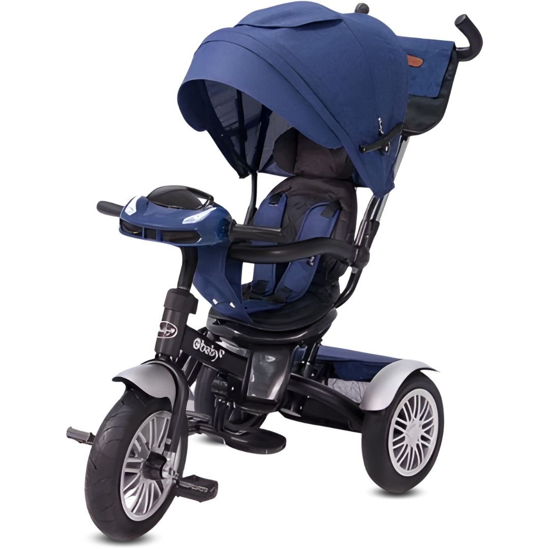 Triciclo Guiador 3 en 1 Ebaby «ZOE» con Bluetooth Blue